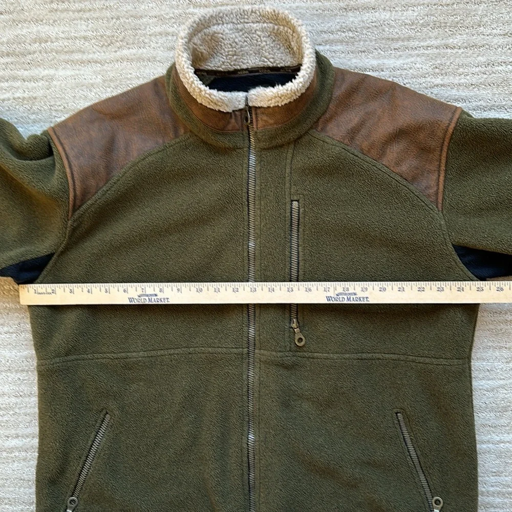 Kuhl Men’s ALPENWURX™ Fleece Full Zip Jacket Green Brown Size XL